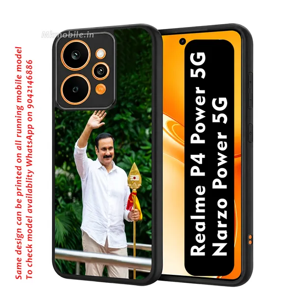 Pmk_Anbumani_Sir_with_Murugan_vel_Design_Printed_Premium_Glossy_Back_Case_Cover_With_Camera_Protection_For_Realme_P4_Power_5G_/_Narzo_Power_5G_MK000586_Bx