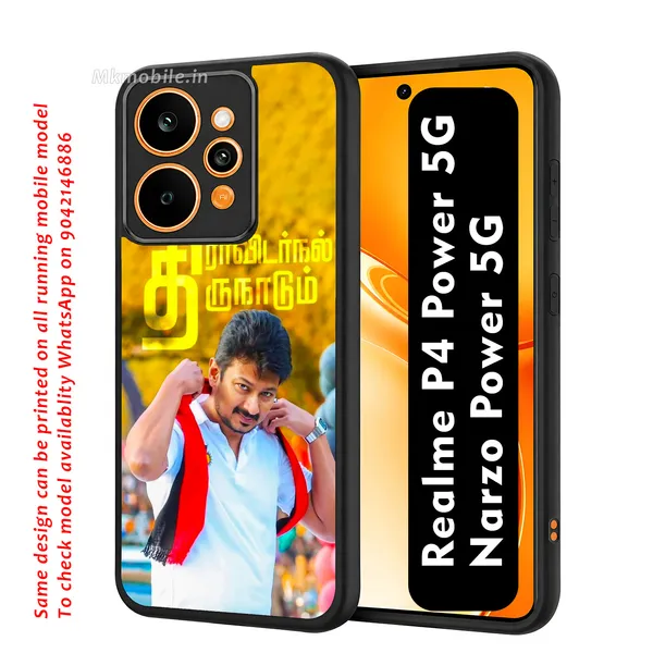 Dmk_Udhayanidhi_Stalin_With_Thiravidarkal_Thirunadu_Text_Design_Printed_Premium_Glossy_Back_Case_Cover_With_Camera_Protection_For_Realme_P4_Power_5G_/_Narzo_Power_5G_MK000595_Bx