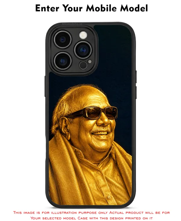 Dmk_Karunanidhi_Ex_CM_Design_Printed_Premium_Glossy_Back_Case_Cover_With_Camera_Protection_MK000598BX