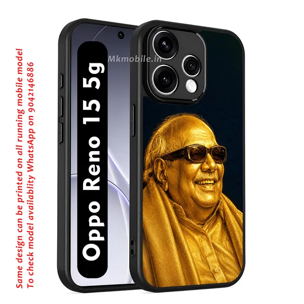 Dmk_Ex_CM_Karunanidhi_Golden_Statue_Design_Printed_Premium_Glossy_Back_Case_Cover_With_Camera_Protection_For_OPPO_RENO_15_5g_MK000598_Bx