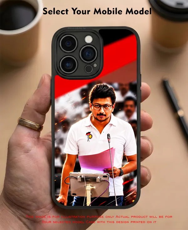 Dmk_Udhayanidhi_Stalin_Design_Printed_Premium_Glossy_Back_Case_Cover_With_Camera_Protection_MK000599BX