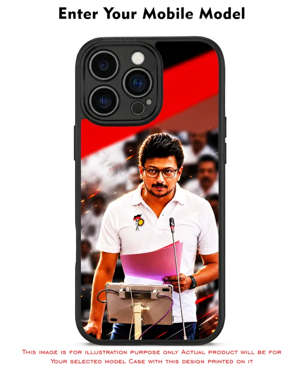 Dmk_Udhayanidhi_Stalin_Design_Printed_Premium_Glossy_Back_Case_Cover_With_Camera_Protection_MK000599BX