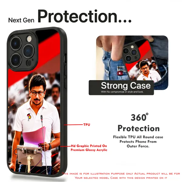 Dmk_Udhayanidhi_Stalin_Design_Printed_Premium_Glossy_Back_Case_Cover_With_Camera_Protection_MK000599BX