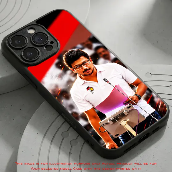 Dmk_Udhayanidhi_Stalin_Design_Printed_Premium_Glossy_Back_Case_Cover_With_Camera_Protection_MK000599BX