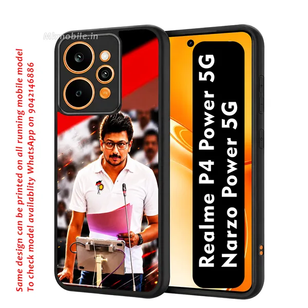 Dmk_Udhayanidhi_Stalin_At_Assambly_Speech_Design_Printed_Premium_Glossy_Back_Case_Cover_With_Camera_Protection_For_Realme_P4_Power_5G_/_Narzo_Power_5G_MK000599_Bx