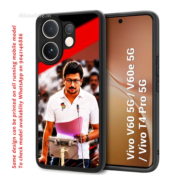 Dmk_Udhayanidhi_Stalin_At_Assambly_Speech_Design_Printed_Premium_Glossy_Back_Case_Cover_With_Camera_Protection_For_Vivo_V60_5G_/_V60e_/_T4_Pro_5G_MK000599_Bx