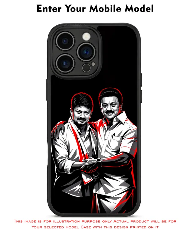 Dmk_Udhayanidhi_Stalin_with_Mk_Stalin_Ex_CM_Design_Printed_Premium_Glossy_Back_Case_Cover_With_Camera_Protection_MK000600BX