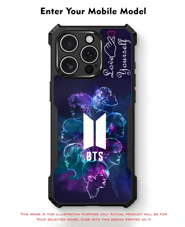 Bts_Group_Perpul_with_Love_Yourself_Text_and_finger_heart_Design_Printed_Bumper_Glossy_Back_Case_Cover_With_Camera_Protection_MK000603_Ip