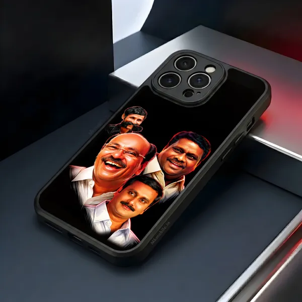 PMK_Anbumani_Ramadoss_Guru_with_Veerappan_Design_Printed_Premium_Glossy_Back_Case_Cover_With_Camera_Protection_MK000604BX