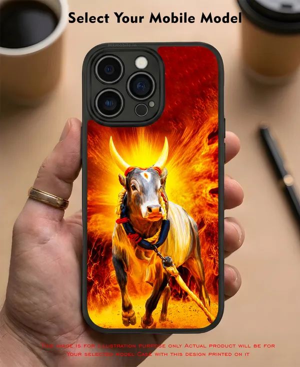 Jallikattu_Kaalai_Design_Printed_Premium_Glossy_Back_Case_Cover_With_Camera_Protection_MK000606BX