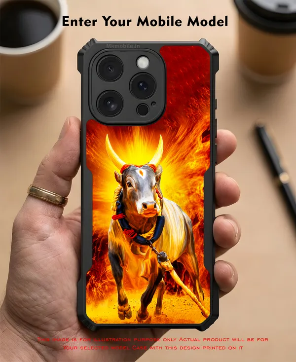 Jallikattu_Kaalai_Design_Printed_Bumper_Glossy_Back_Case_Cover_With_Camera_Protection_MK000606_Ip