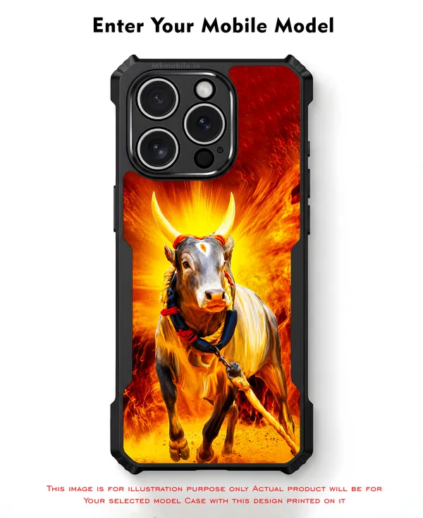Jallikattu_Kaalai_Design_Printed_Bumper_Glossy_Back_Case_Cover_With_Camera_Protection_MK000606_Ip