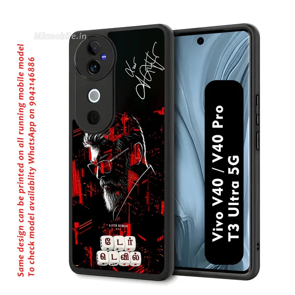 Tamil_Actor_Ajith_Kumar_Thala_Ak_Daredevil_Poster_With_Signature_Design_Printed_Premium_Glossy_Back_Case_Cover_With_Camera_Protection_For_Vivo_V40_5G_/_V40_Pro_5G_/_T3_Ultra_5G_MK000608_Bx