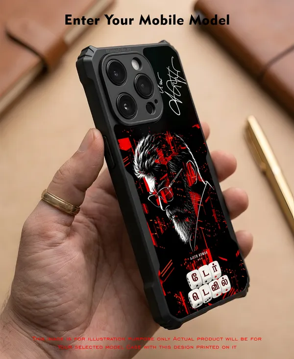 Ak_Ajith_Kumar_Daredevil_Poster_with_printed_signature_Design_Printed_Bumper_Glossy_Back_Case_Cover_With_Camera_Protection_MK000608_Ip