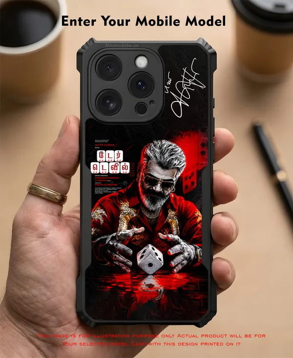 Ak_Ajith_Kumar_Daredevil_Poster_with_printed_signature_Design_Printed_Bumper_Glossy_Back_Case_Cover_With_Camera_Protection_MK000609_Ip