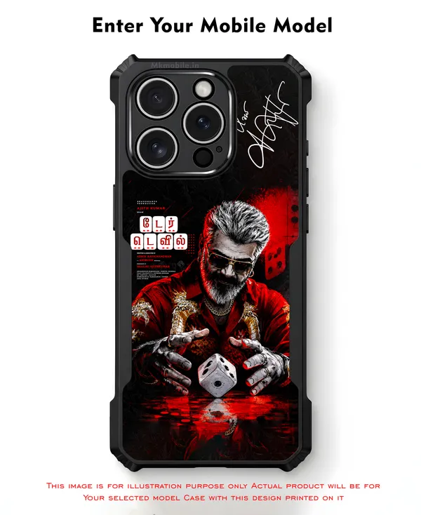 Ak_Ajith_Kumar_Daredevil_Poster_with_printed_signature_Design_Printed_Bumper_Glossy_Back_Case_Cover_With_Camera_Protection_MK000609_Ip