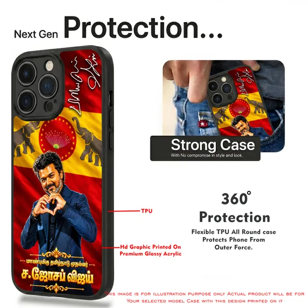 TVK_Thalapathy_C_Joseph_Vijay_Tamilnadu_CM_With_Love_and_Printed_Signature_Design_Printed_Premium_Glossy_Back_Case_Cover_With_Camera_Protection_MK000611BX