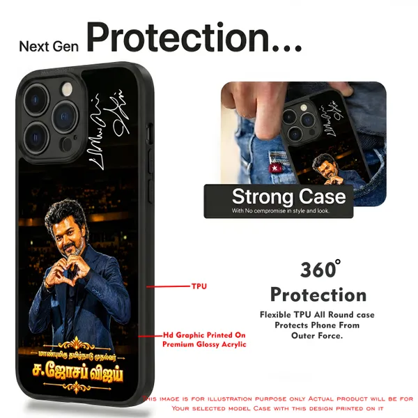 TVK_Thalapathy_C_Joseph_Vijay_Tamilnadu_CM_With_Love_and_Printed_Signature_Design_Printed_Premium_Glossy_Back_Case_Cover_With_Camera_Protection_MK000613BX