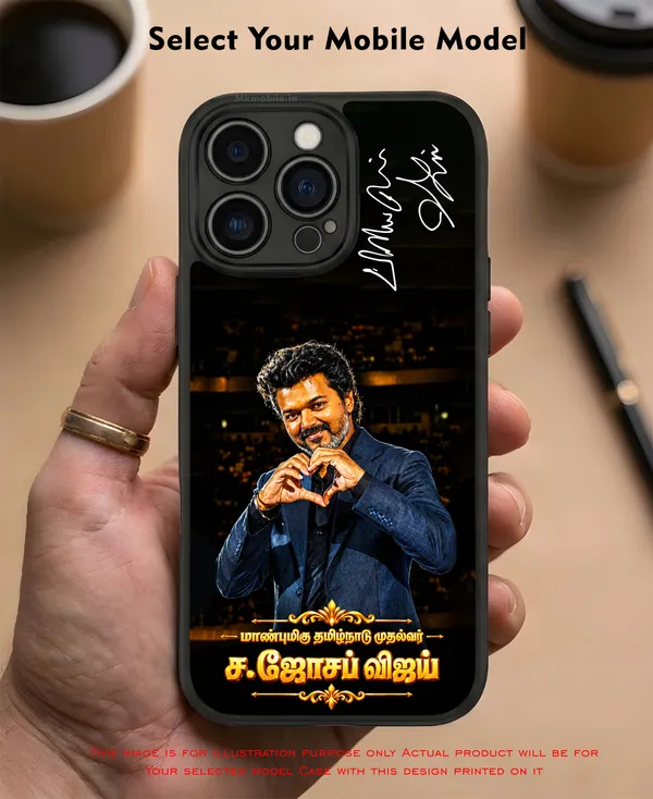 TVK_Thalapathy_C_Joseph_Vijay_Tamilnadu_CM_With_Love_and_Printed_Signature_Design_Printed_Premium_Glossy_Back_Case_Cover_With_Camera_Protection_MK000613BX