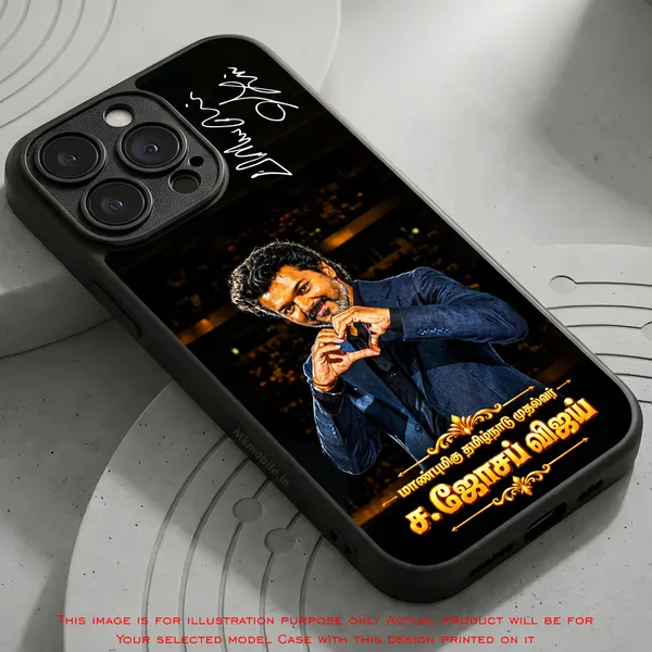 TVK_Thalapathy_C_Joseph_Vijay_Tamilnadu_CM_With_Love_and_Printed_Signature_Design_Printed_Premium_Glossy_Back_Case_Cover_With_Camera_Protection_MK000613_Bx