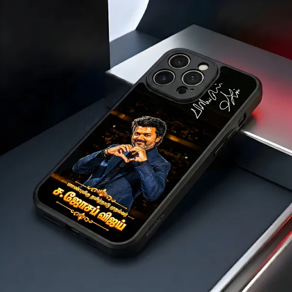 TVK_Thalapathy_C_Joseph_Vijay_Tamilnadu_CM_With_Love_and_Printed_Signature_Design_Printed_Premium_Glossy_Back_Case_Cover_With_Camera_Protection_MK000613_Bx