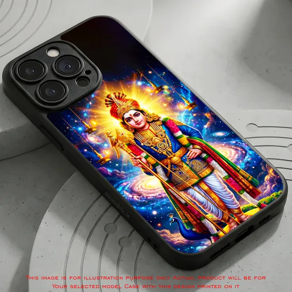 Lord_Murugan_in_Raja_Raja_Alangaram_Design_Printed_Premium_Glossy_Back_Case_Cover_With_Camera_Protection_MK000617_Bx