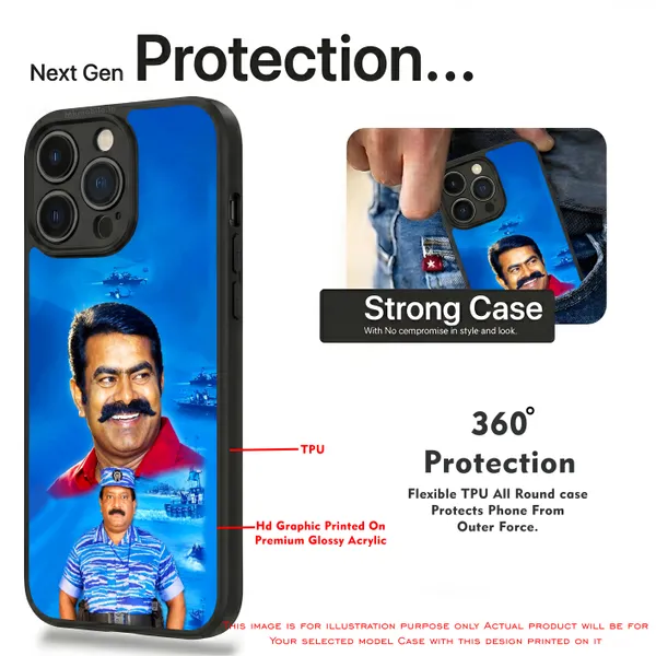 Captain_Prabhakaran_and_NTK_Seeman_Design_Printed_Premium_Glossy_Back_Case_Cover_With_Camera_Protection_MK000619BX