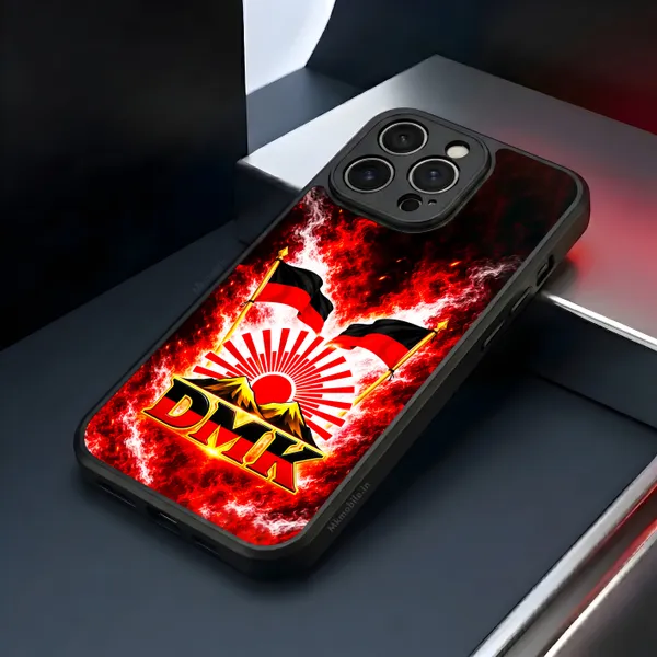 Dmk_Logo_With_Flag_Design_Printed_Premium_Glossy_Back_Case_Cover_With_Camera_Protection_MK000620BX