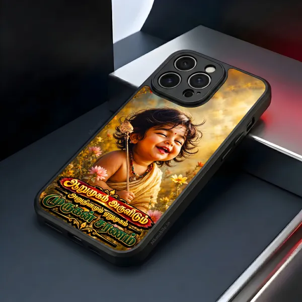 Murugan_With_Tamil_Text_arumugam_arulidum_anuthinamum_erumugam_Design_Printed_Premium_Glossy_Back_Case_Cover_With_Camera_Protection_MK000621BX