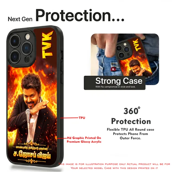 TVK_Thalapathy_C_Joseph_Vijay_Tamilnadu_CM_in_1st_Gesture_with_Tvk_and_Name_Text_Design_Printed_Premium_Glossy_Back_Case_Cover_With_Camera_Protection_MK000630BX