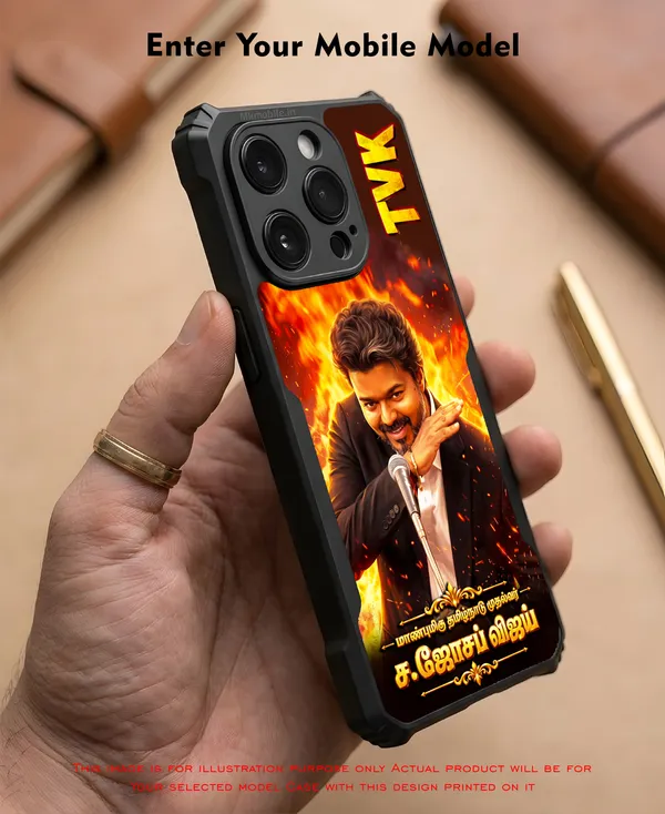 TVK_Thalapathy_C_Joseph_Vijay_Tamilnadu_CM_in_1st_Gesture_with_Tvk_and_Name_Text_Design_Printed_Bumper_Glossy_Back_Case_Cover_With_Camera_Protection_MK000630_Ip