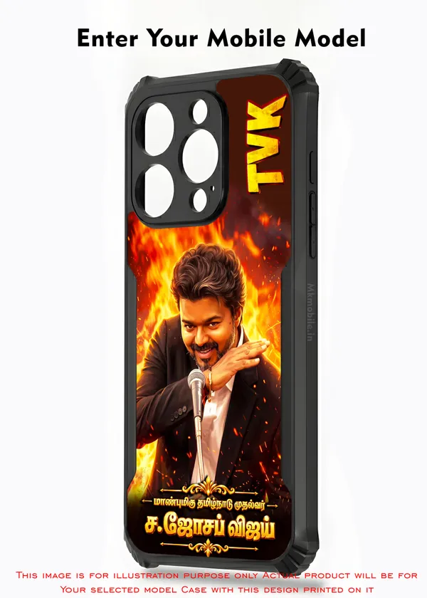 TVK_Thalapathy_C_Joseph_Vijay_Tamilnadu_CM_in_1st_Gesture_with_Tvk_and_Name_Text_Design_Printed_Bumper_Glossy_Back_Case_Cover_With_Camera_Protection_MK000630_Ip