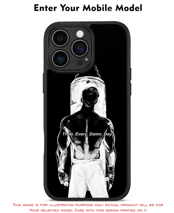 Fitness_Quote_Train_Every_Damn_Day_Design_Printed_Premium_Glossy_Back_Case_Cover_With_Camera_Protection_MK000631BX
