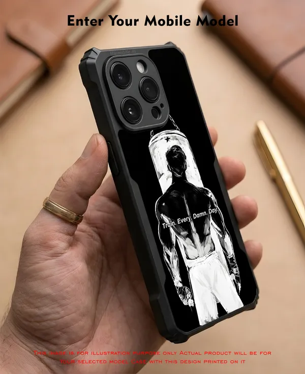 Fitness_Quote_Train_Every_Damn_Day_Design_Printed_Bumper_Glossy_Back_Case_Cover_With_Camera_Protection_MK000631_Ip