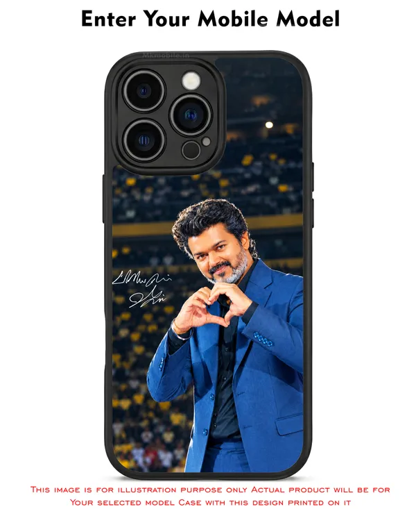 TVK_Thalapathy_C_Joseph_Vijay_Tamilnadu_CM_With_Love_and_Printed_Signature_Design_Printed_Premium_Glossy_Back_Case_Cover_With_Camera_Protection_MK000633BX