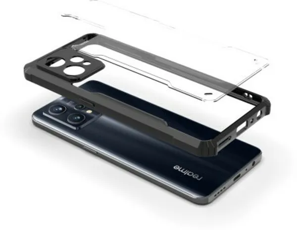 Back_Case_Cover_For_Realme_9_Pro_Plus_5g_Slim_Anti_Yellow_Protective_Shock_Proof_Bumper_Hybrid_Pc_With_Tpu_Frame_Transparent_Clear