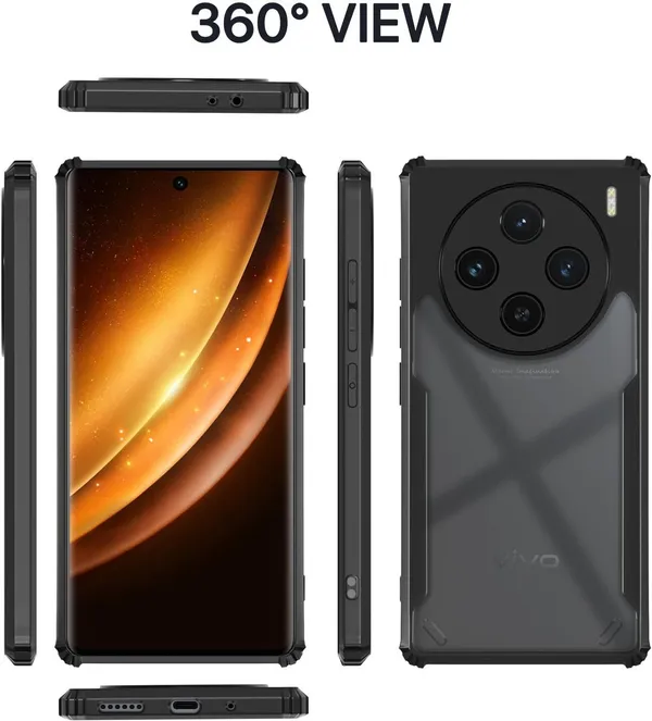 Back_Case_Cover_For_Vivo_X100_Pro_5g_Slim_Anti_Yellow_Protective_Shock_Proof_Bumper_Hybrid_Pc_With_Tpu_Frame_Transparent_Clear