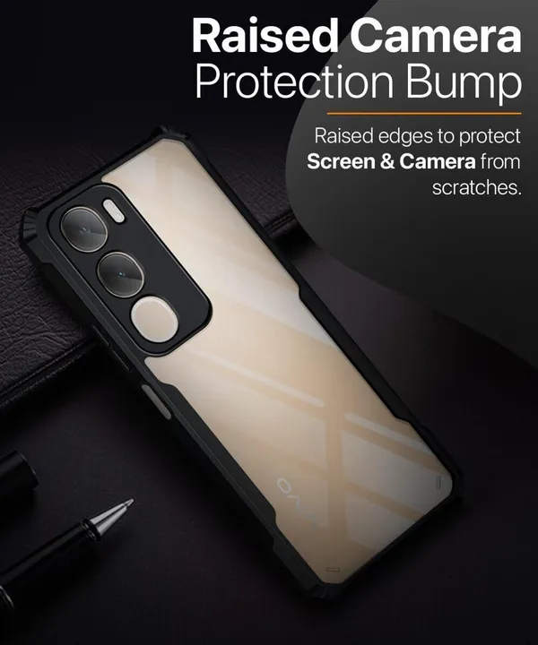 Back_Case_Cover_For_Vivo_Y29_5g_Slim_Anti_Yellow_Protective_Shock_Proof_Bumper_Hybrid_Pc_With_Tpu_Frame_Transparent_Clear