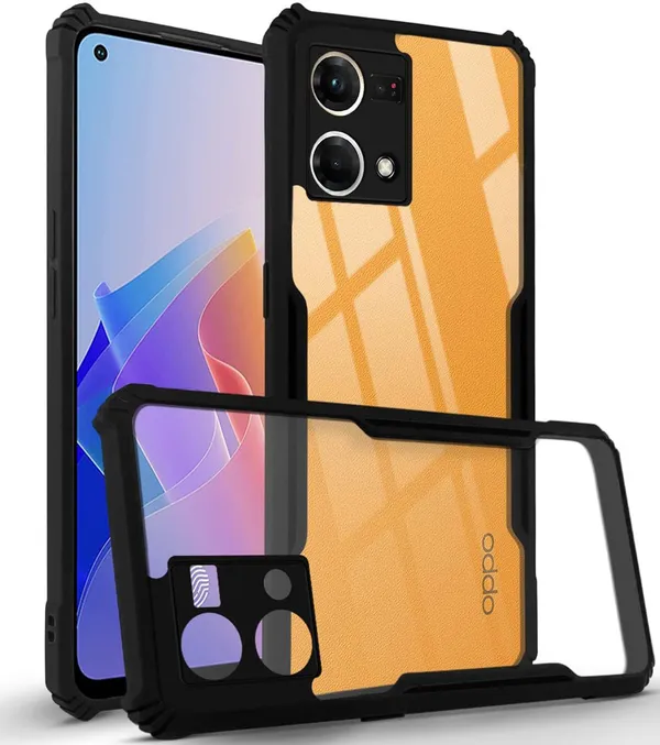 Back_Case_Cover_For_Oppo_F21_Pro_4g_/_F21s_Pro_4g_Slim_Anti_Yellow_Protective_Shock_Proof_Bumper_Hybrid_Pc_With_Tpu_Frame_Transparent_Clear