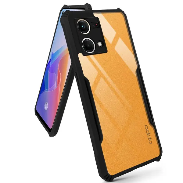 Back_Case_Cover_For_Oppo_F21_Pro_4g_/_F21s_Pro_4g_Slim_Anti_Yellow_Protective_Shock_Proof_Bumper_Hybrid_Pc_With_Tpu_Frame_Transparent_Clear