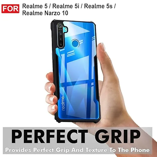 Back_Case_Cover_For_Realme_5i_/_Realme_5_/_Realme_5s_/_Realme_Narzo_10_Slim_Anti_Yellow_Protective_Shock_Proof_Bumper_Hybrid_Pc_With_Tpu_Frame_Transparent_Clear