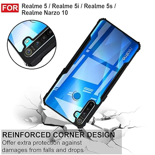 Back_Case_Cover_For_Realme_5i_/_Realme_5_/_Realme_5s_/_Realme_Narzo_10_Slim_Anti_Yellow_Protective_Shock_Proof_Bumper_Hybrid_Pc_With_Tpu_Frame_Transparent_Clear