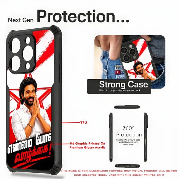 Tamil_Actor_Dhanush_Ennam_Pol_Valkai_Dialogue_Text_Design_Printed_Bumper_Glossy_Back_Case_Cover_With_Camera_Protection_MK000573_Ip