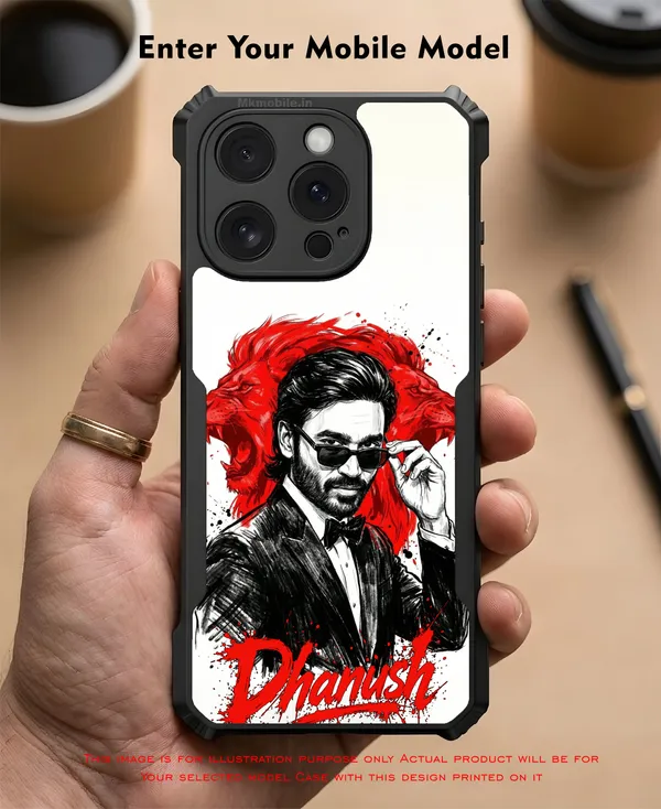 Tamil_Actor_Dhanush_Text_Design_Printed_Bumper_Glossy_Back_Case_Cover_With_Camera_Protection_MK000572_Ip