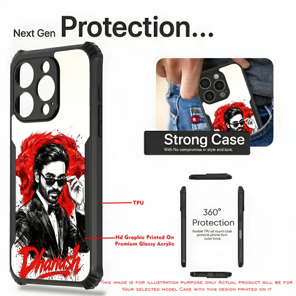 Tamil_Actor_Dhanush_Text_Design_Printed_Bumper_Glossy_Back_Case_Cover_With_Camera_Protection_MK000572_Ip