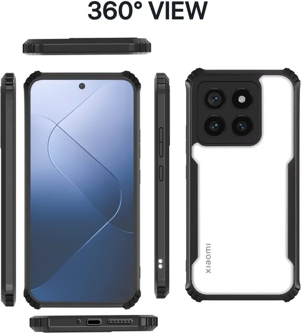 Back_Case_Cover_For_Redmi_14__Slim_Anti_Yellow_Protective___Shockproof_Bumper___Hybrid_Pc_Plus_Tpu_Frame___Transparent_Clear