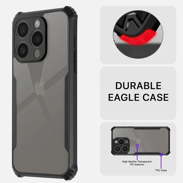 Back_Case_Cover_For_Iphone_16_Pro_Max__Slim_Anti_Yellow_Protective___Shockproof_Bumper___Hybrid_Pc_Plus_Tpu_Frame___Transparent_Clear