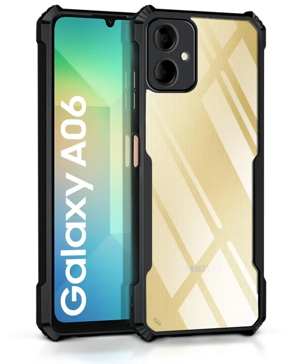 Back_Case_Cover_For_Samsung_A06__Slim_Anti_Yellow_Protective___Shockproof_Bumper___Hybrid_Pc_Plus_Tpu_Frame___Transparent_Clear