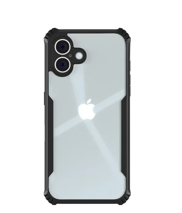 Back_Case_Cover_For_Iphone_16_Plus__Slim_Anti_Yellow_Protective___Shockproof_Bumper___Hybrid_Pc_Plus_Tpu_Frame___Transparent_Clear