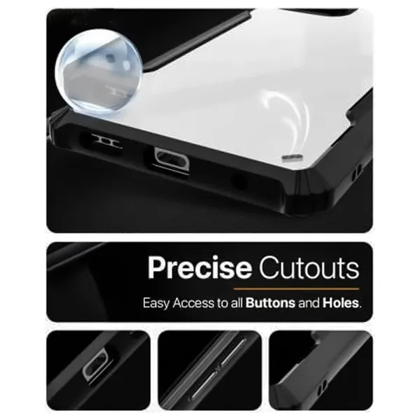 Back_Case_Cover_For_Oppo_A78_5g_Slim_Anti_Yellow_Protective_Shock_Proof_Bumper_Hybrid_Pc_With_Tpu_Frame_Transparent_Clear